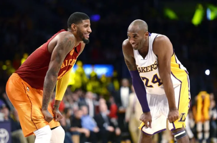 NBA播音员：乔治和乔战交流保持身材秘诀 学习科比后期视频