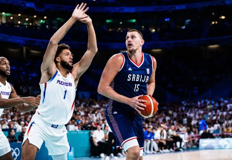 奥运会四次三双仅差一次助攻 约基奇：哦 就这样吧