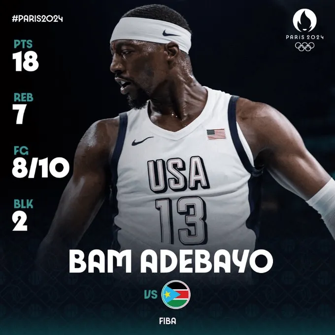 FIBA正式分享阿德巴约数据 没有恩比德？没问题！