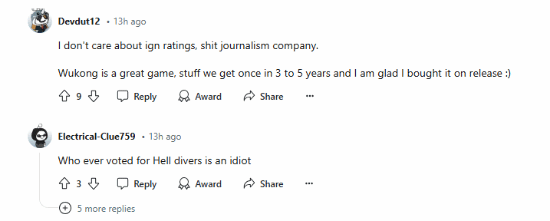 IGN又成小丑了!老外热议《黑神话:悟空》IGN年度投票登顶