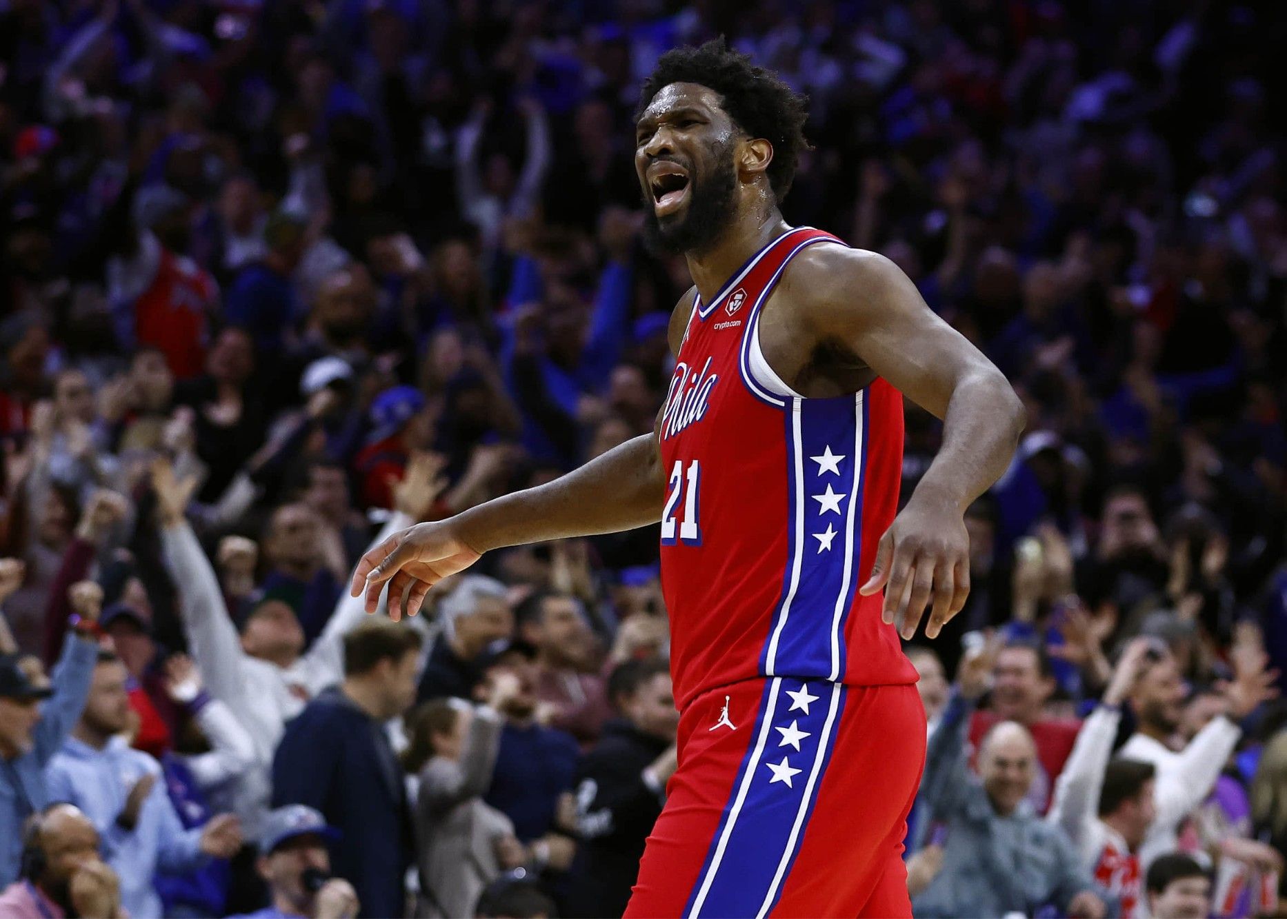 🎤恩比德：我可能职业生涯剩下的时间都不会再打背靠背比赛了